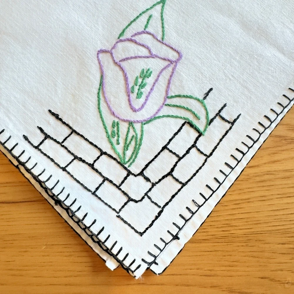 Vintage napkins set